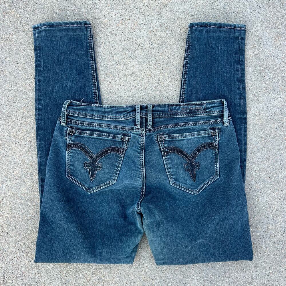 Rock Revival Lexi Super Skinny Jeans Dark Indigo Size 30